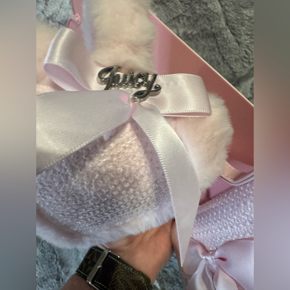 Juicy Couture - Kids Set - Mini Bag & Ear Muffs - BRAND NEW - light pink - Picture 5 of 11